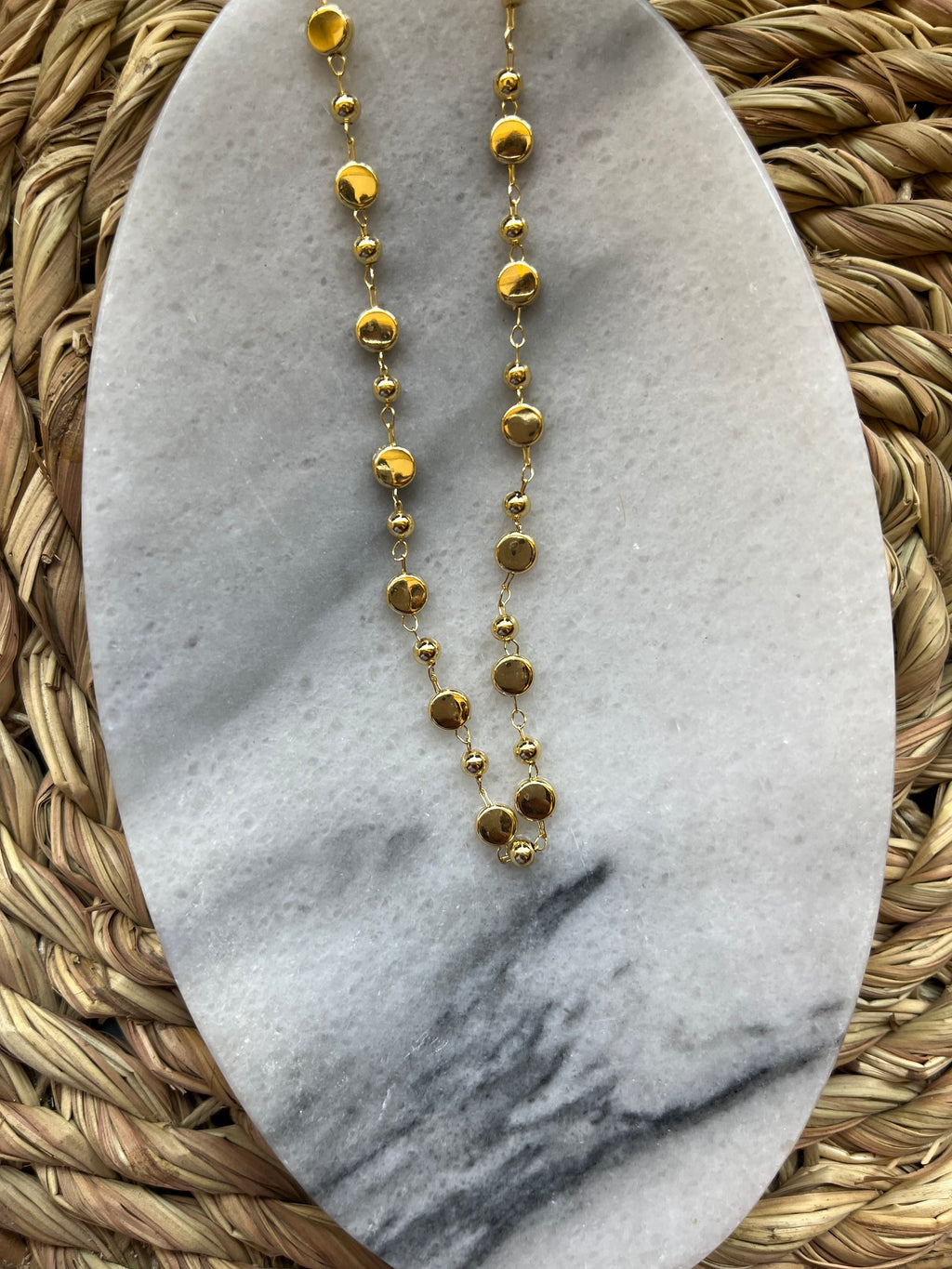Gold necklace 3