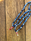 Blue fish necklace