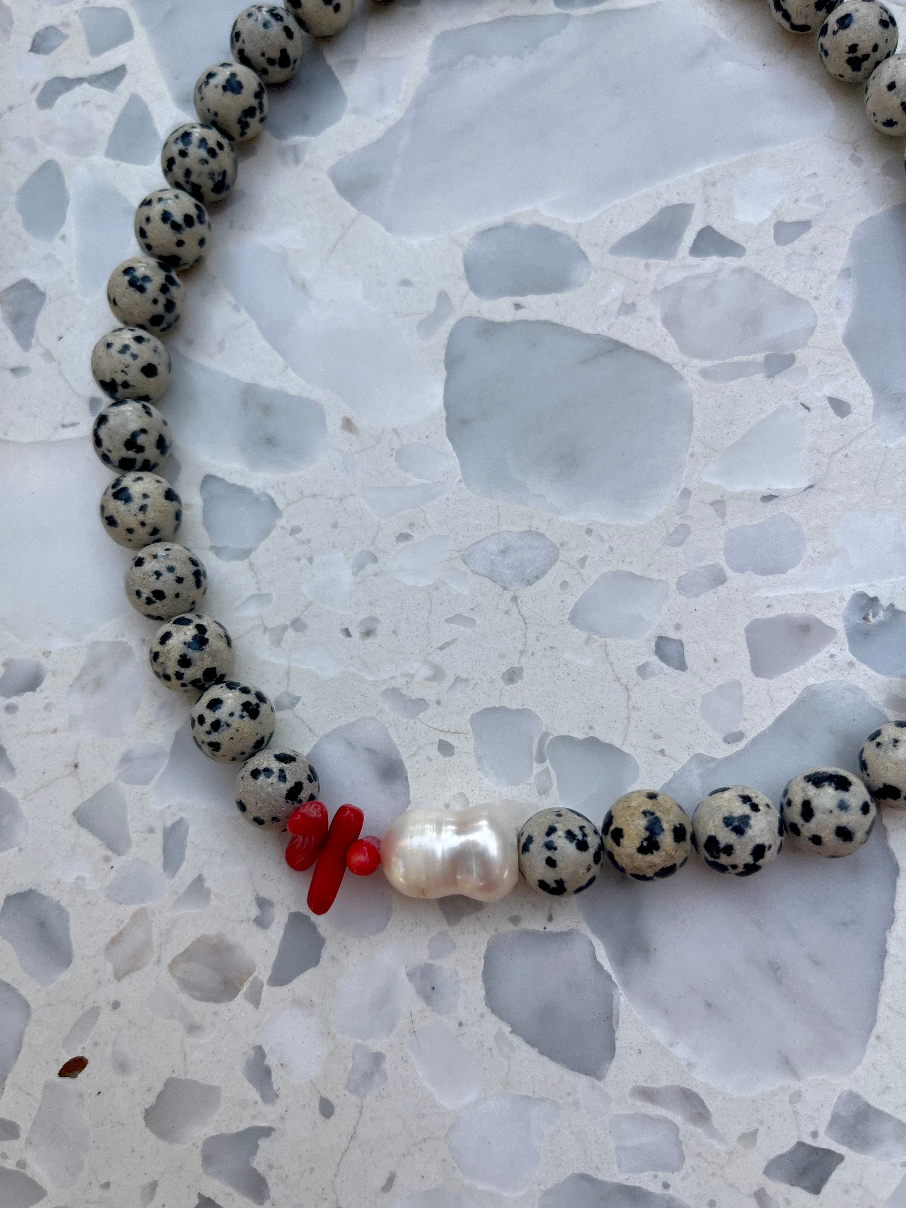 Baroque pearl dalmation