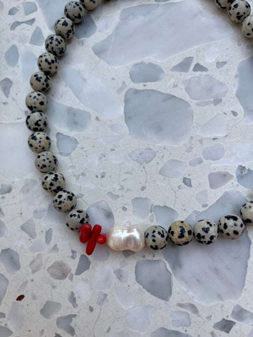 Baroque pearl dalmation