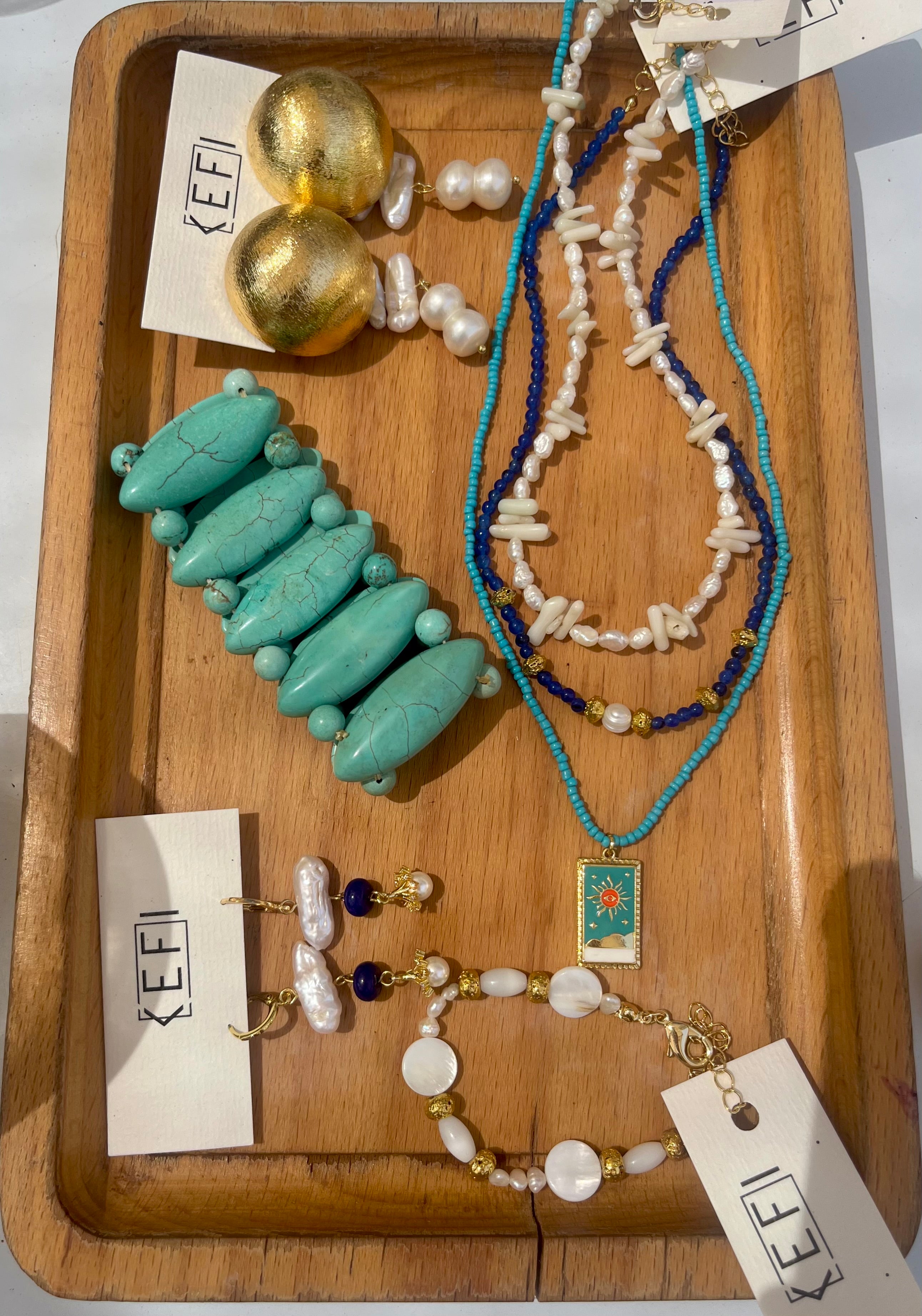 Turquoise dainty necklace