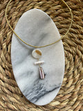 Zeus gold magnetic necklace