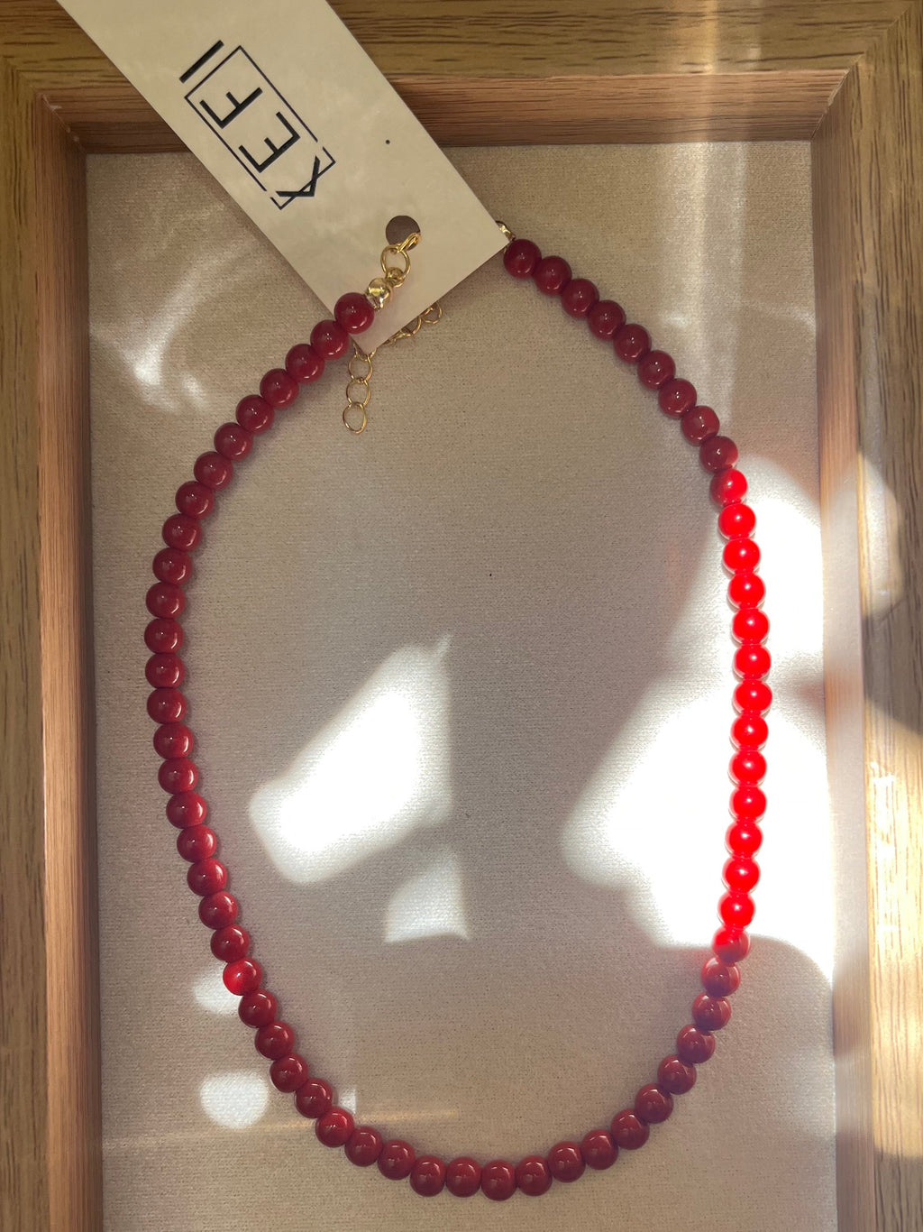 Red mini necklace