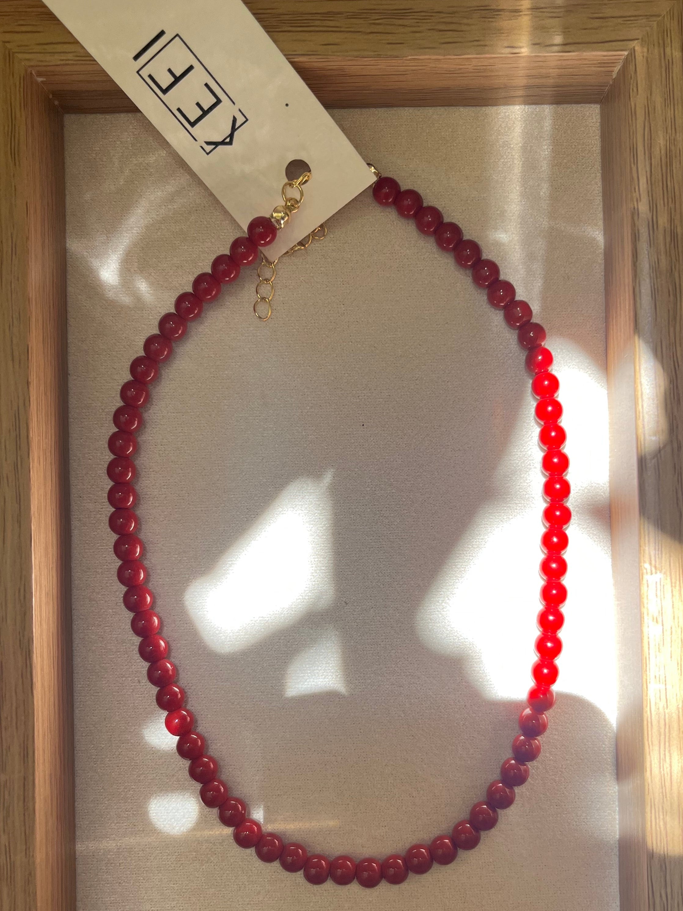 Red mini necklace