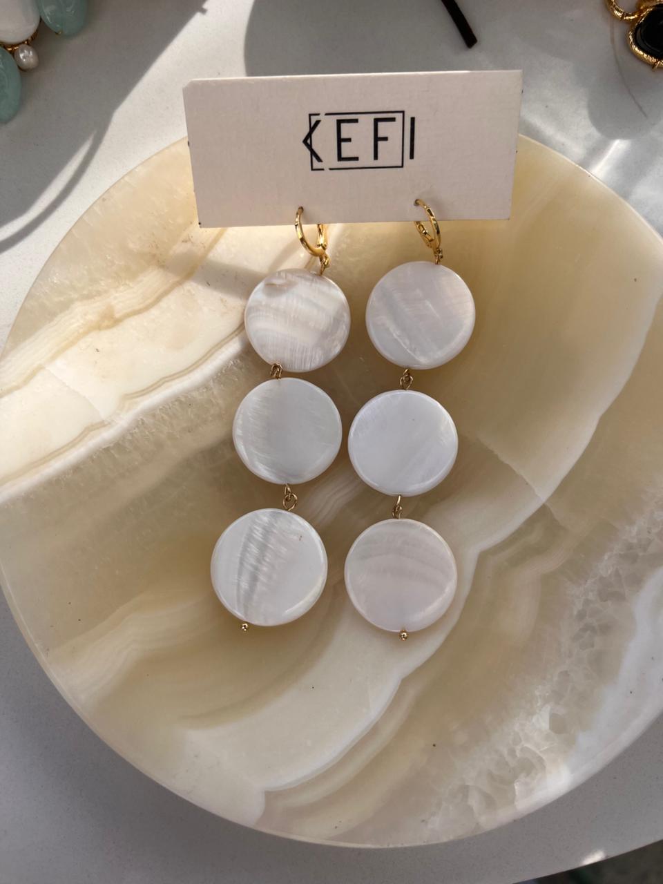 Tres Shell Earrings