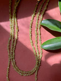 Long Peridot Necklace