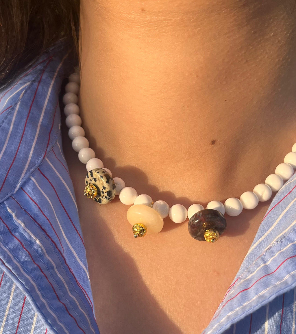 Coral White Charm